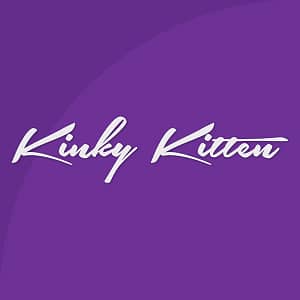 Avtar for Kinky Kitten Kim does Wax Play post. Name in white handwriting on a purple background